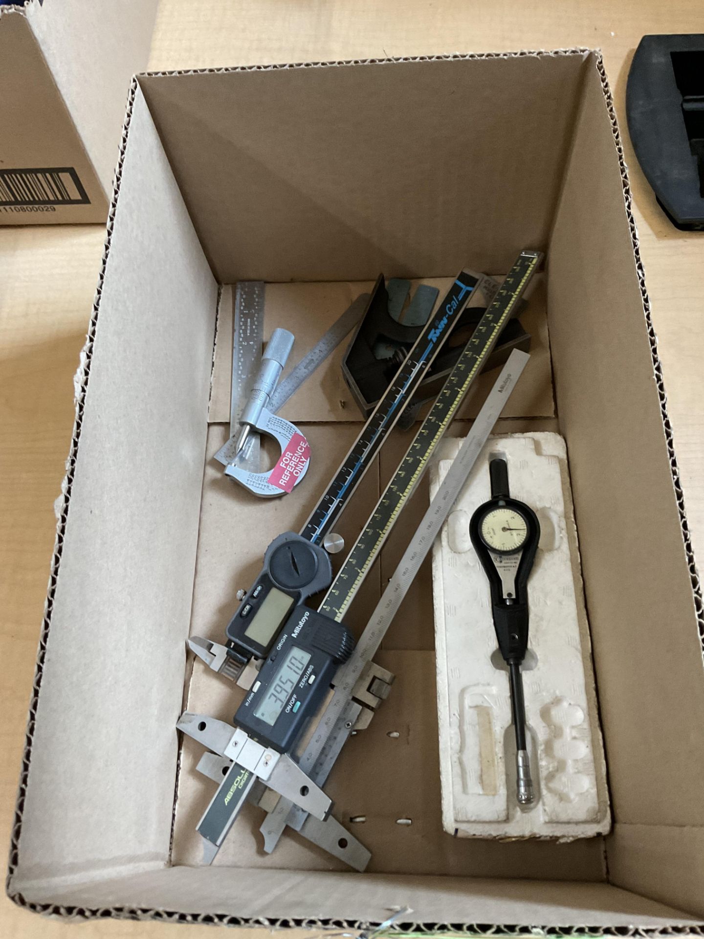 0-1 MICROMETER 0-8 Twn Cal CAPLIPER, MITUTOYO 0-12 , i.d. Bore gage .37 ...