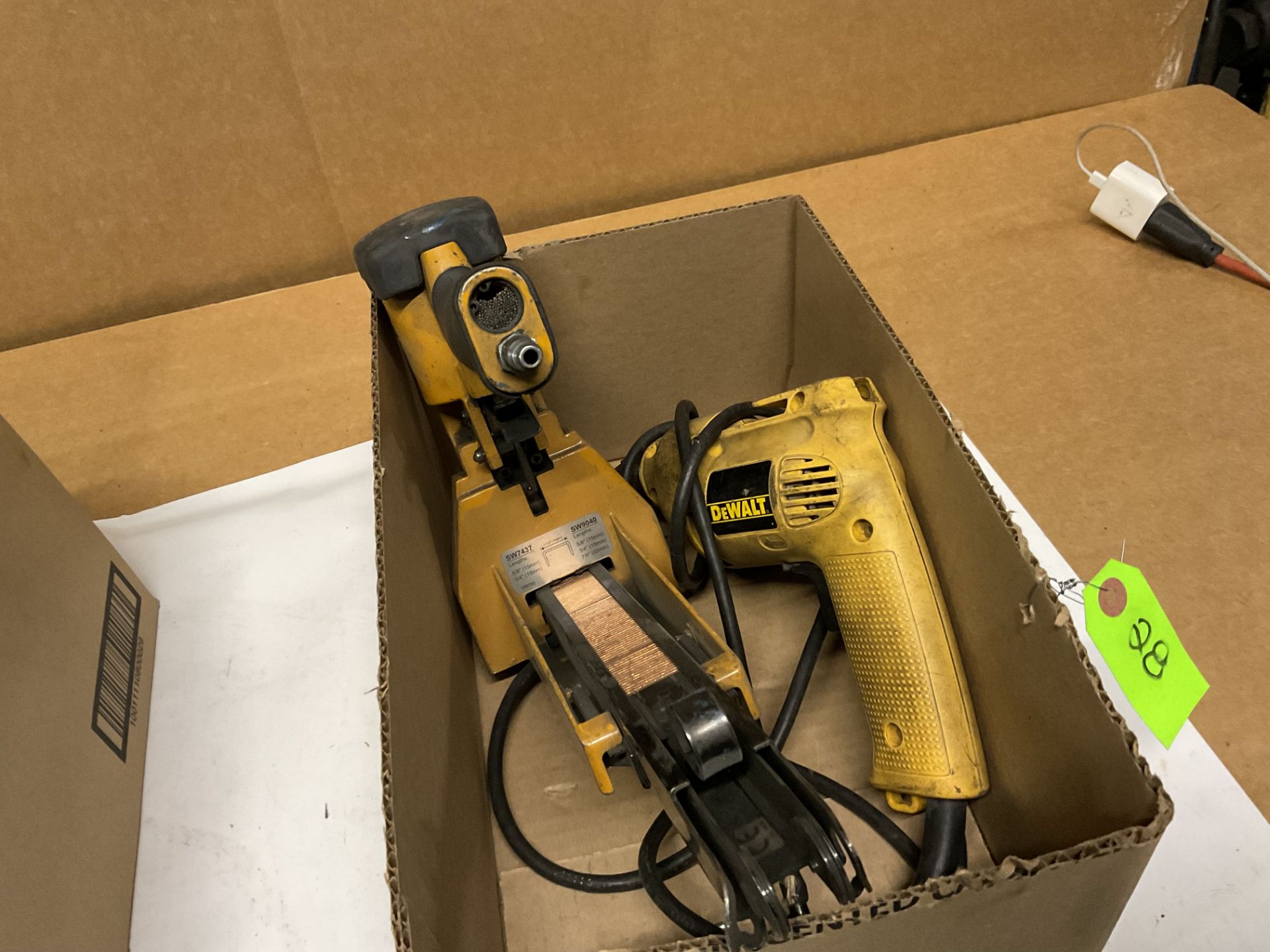 Dewalt dw100 corded drill , Bostitch air stapler (5/8 to 7/8 width staples) , heavy duty Milwaukee - Image 2 of 7