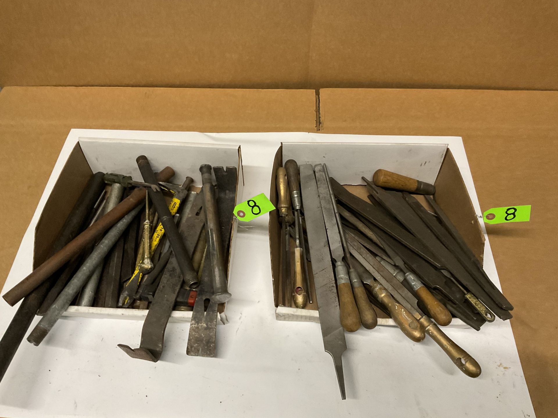 Large assortment of pry bars/ breaker bars/ files /chisels - Image 5 of 6