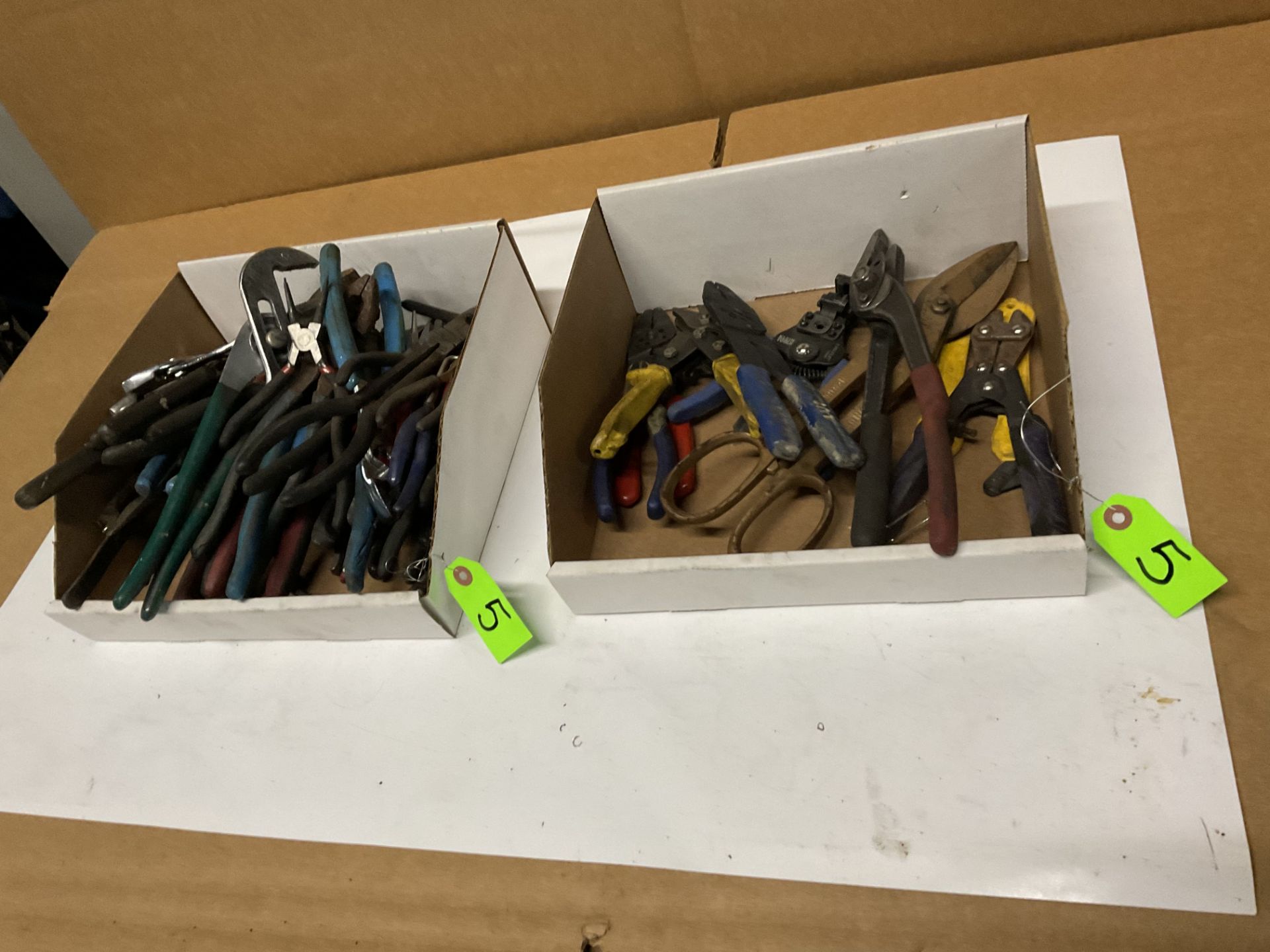 Assortment of 45+ pliers/channel locks/needle nose players and snips - Image 2 of 5