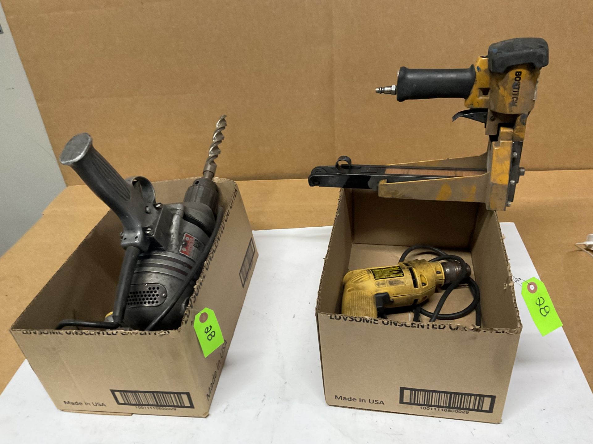 Dewalt dw100 corded drill , Bostitch air stapler (5/8 to 7/8 width staples) , heavy duty Milwaukee - Image 3 of 7