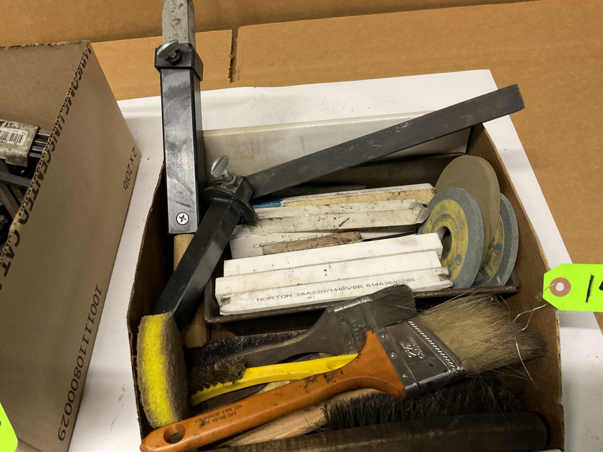 Large assortment of Allen wrenches , abrasives and holders, brushes - Image 3 of 7