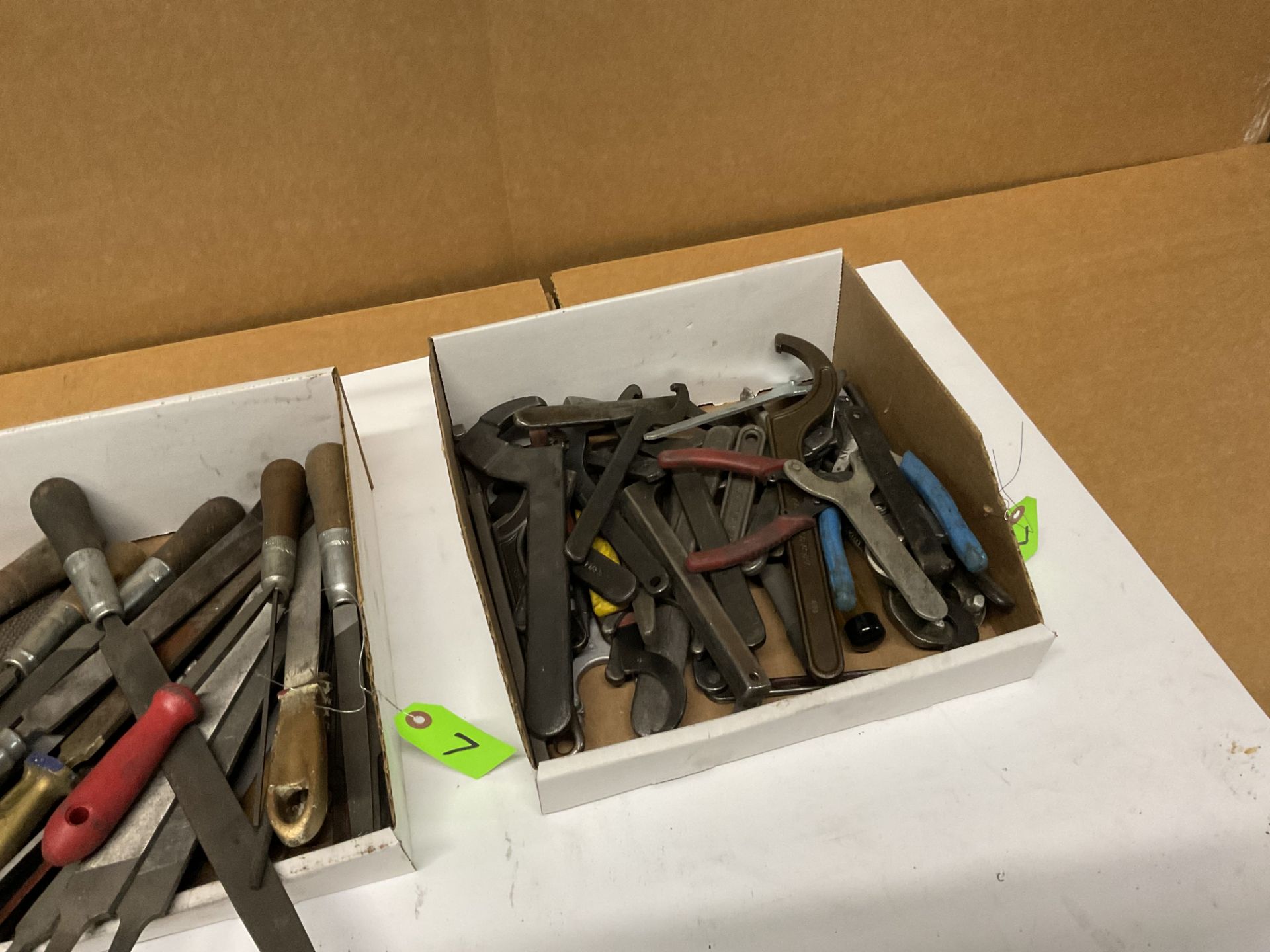 Large assortment of spanner wrenches/ files/ rasps and stones - Image 5 of 7