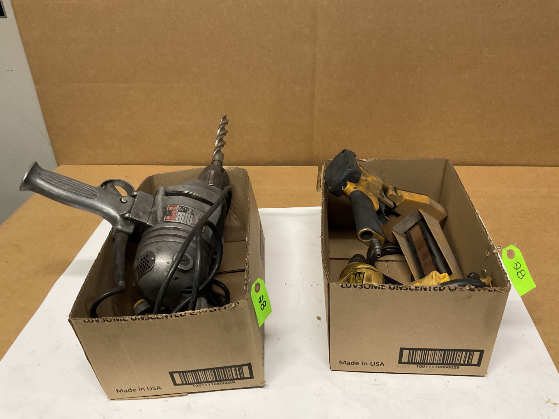 Dewalt dw100 corded drill , Bostitch air stapler (5/8 to 7/8 width staples) , heavy duty Milwaukee - Image 6 of 7