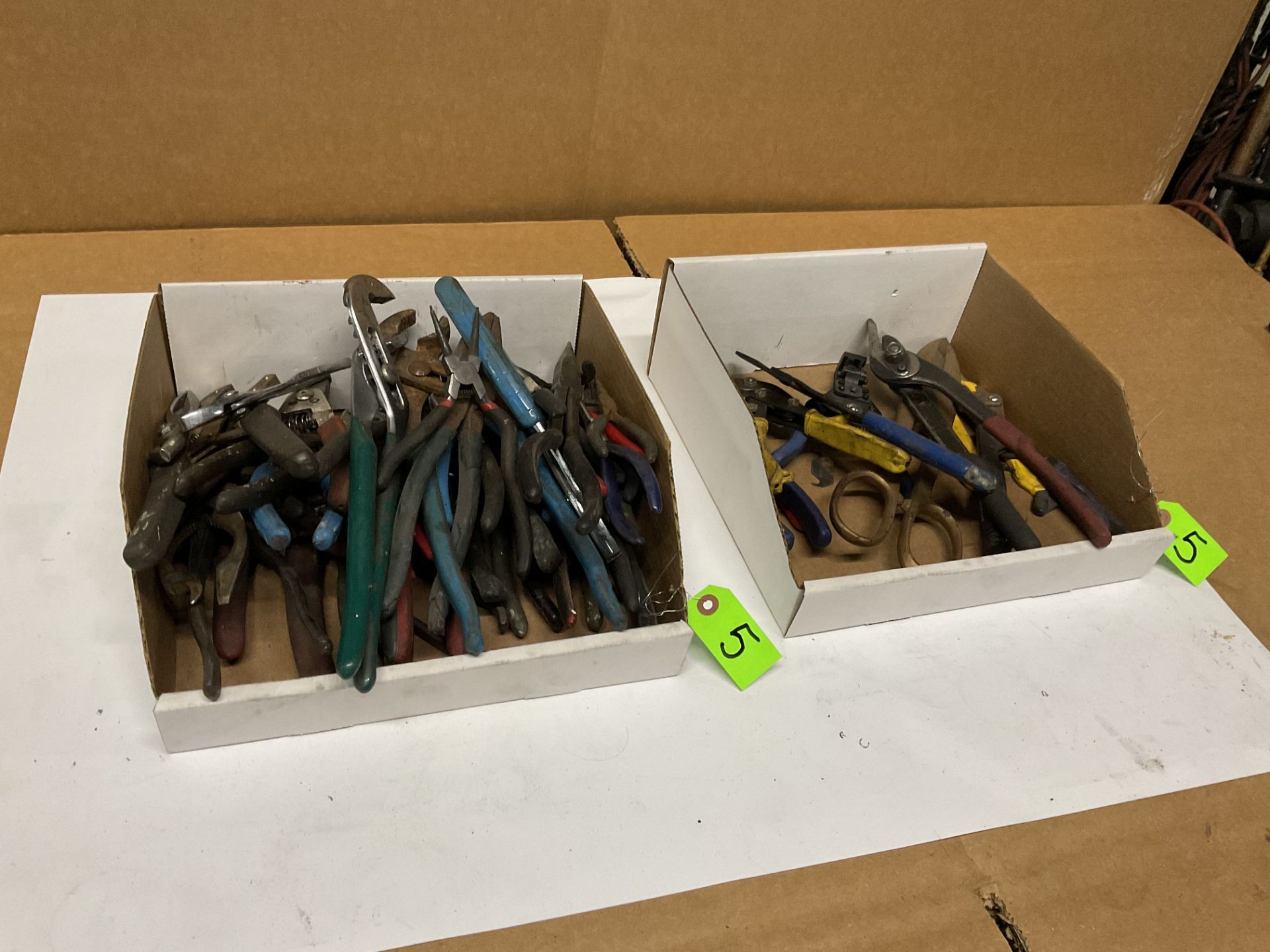 Assortment of 45+ pliers/channel locks/needle nose players and snips - Image 3 of 5