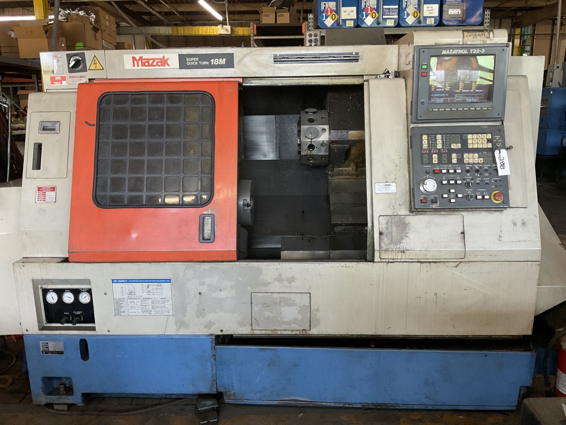 Mazak Super Quick Turn 18m Lathe T32-3