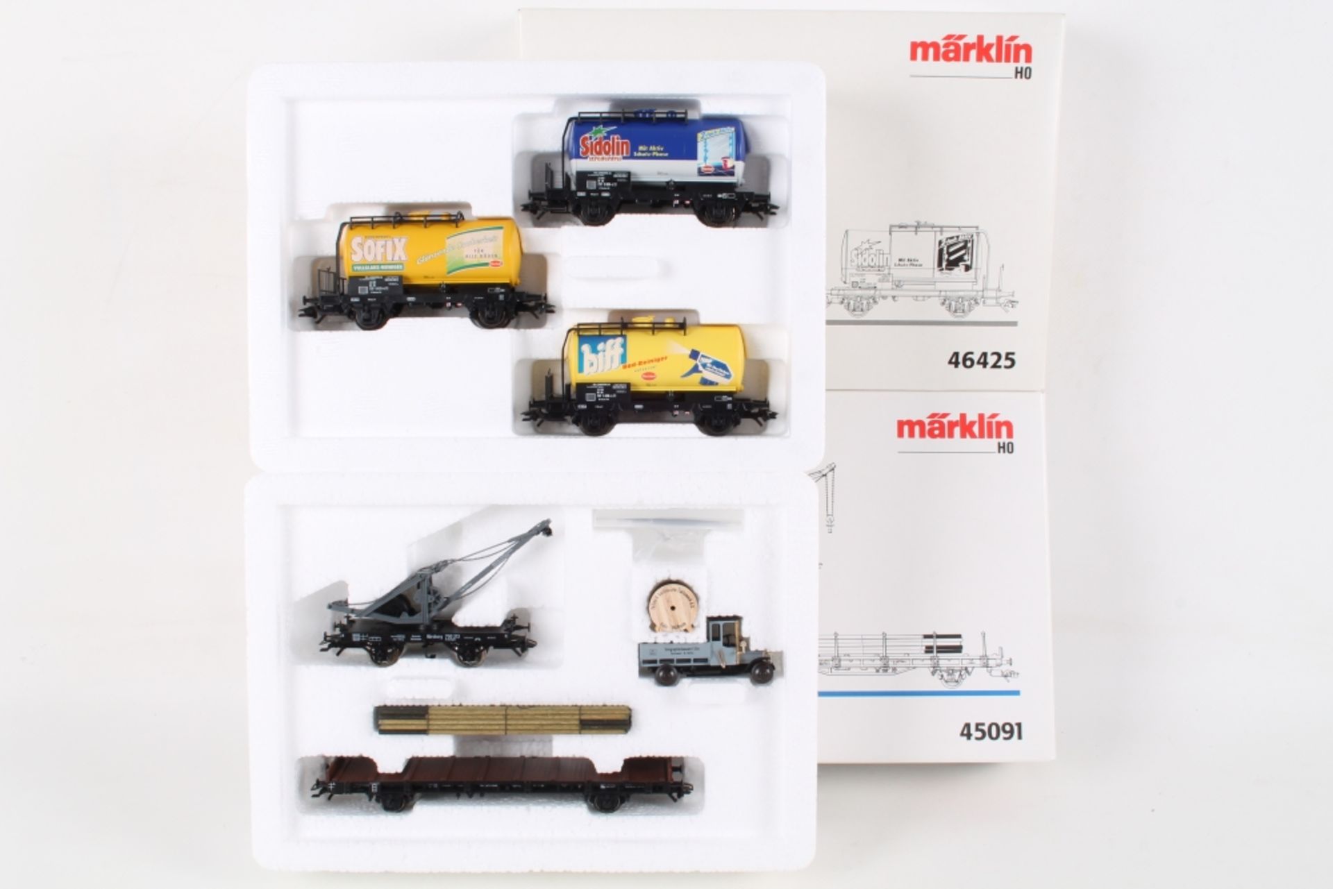 Märklin, zwei Wagen-Sets