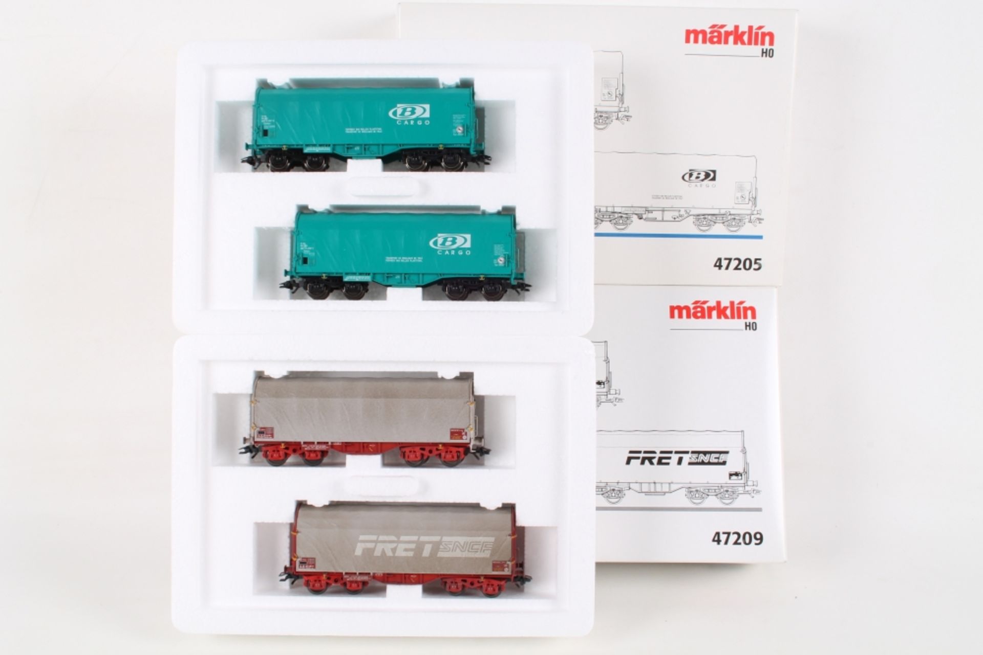 MARKLIN WAGON BÂCHÉ long VITTEL 47118-01 NEUF en 2 RAILS EUR 50,00