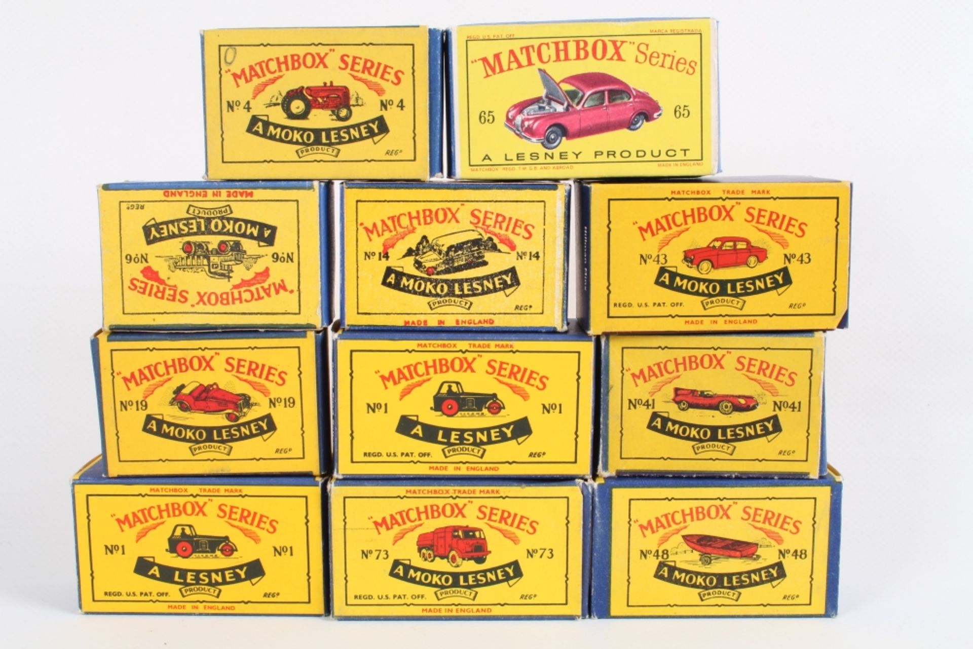 Matchbox 11 Autos in Box