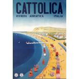 Cattolica, Italy Travel Poster