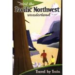 Pacific Northwest Travel Poster