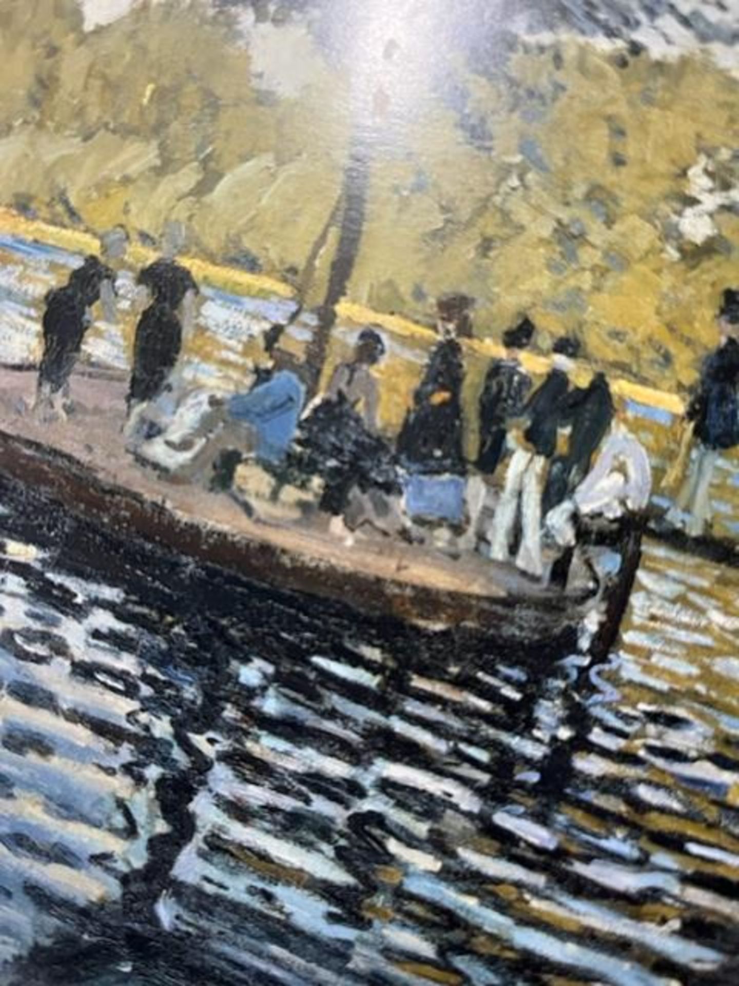 Claude Monet "La Grenouillere" Print. - Image 12 of 12