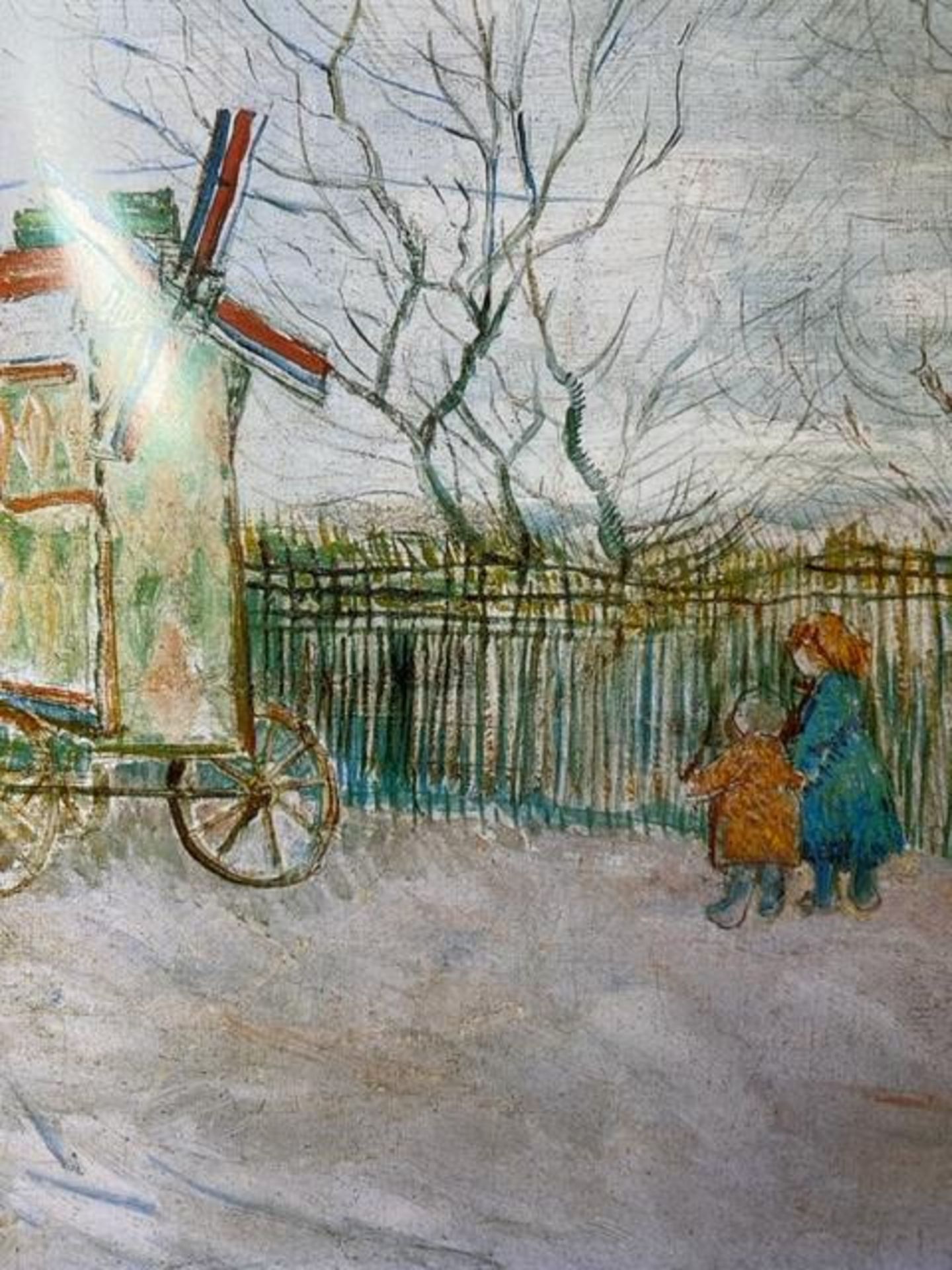 Vincent van Gogh "Street Scene" Print. - Image 4 of 6