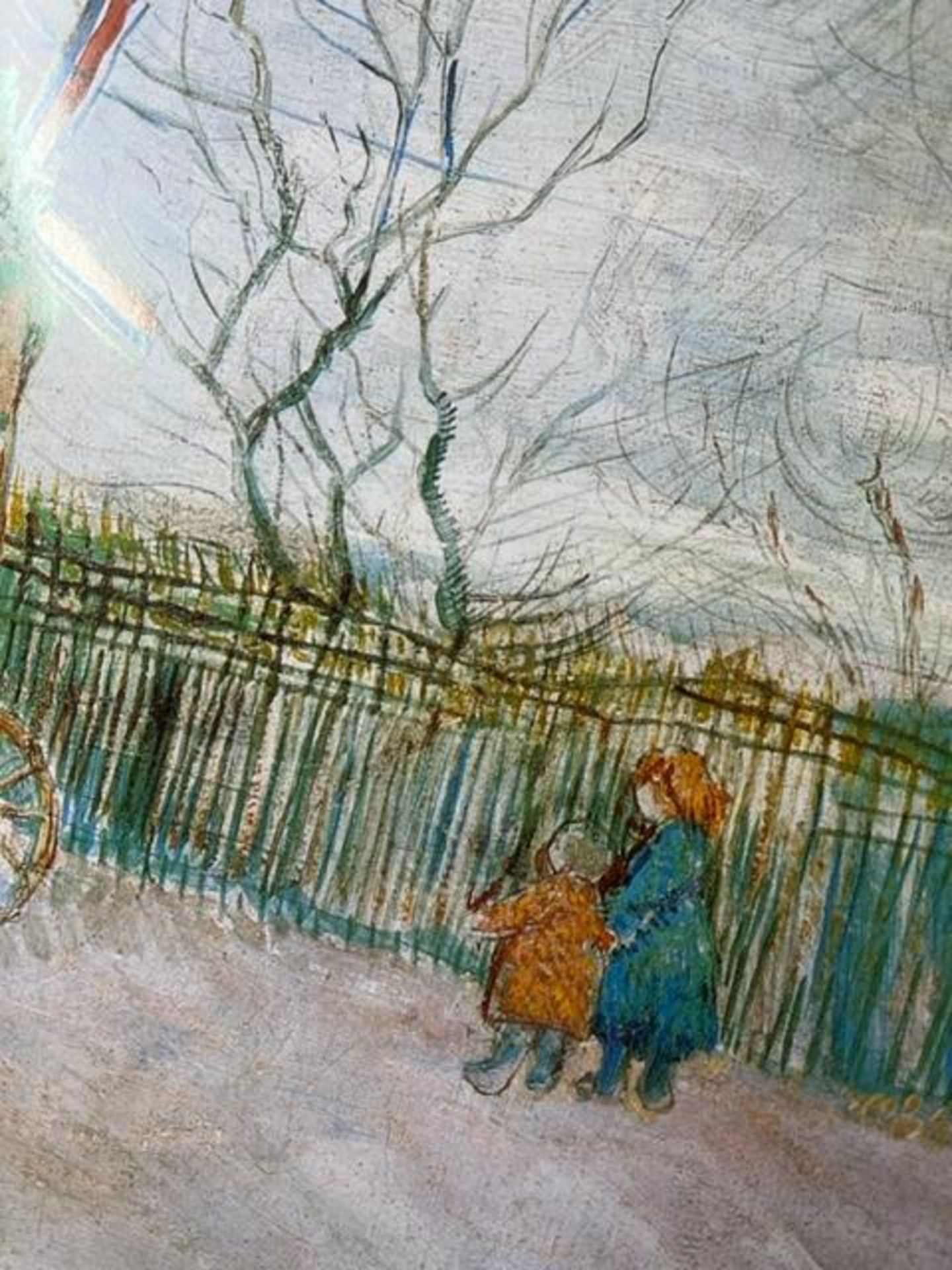 Vincent van Gogh "Street Scene" Print. - Image 6 of 6