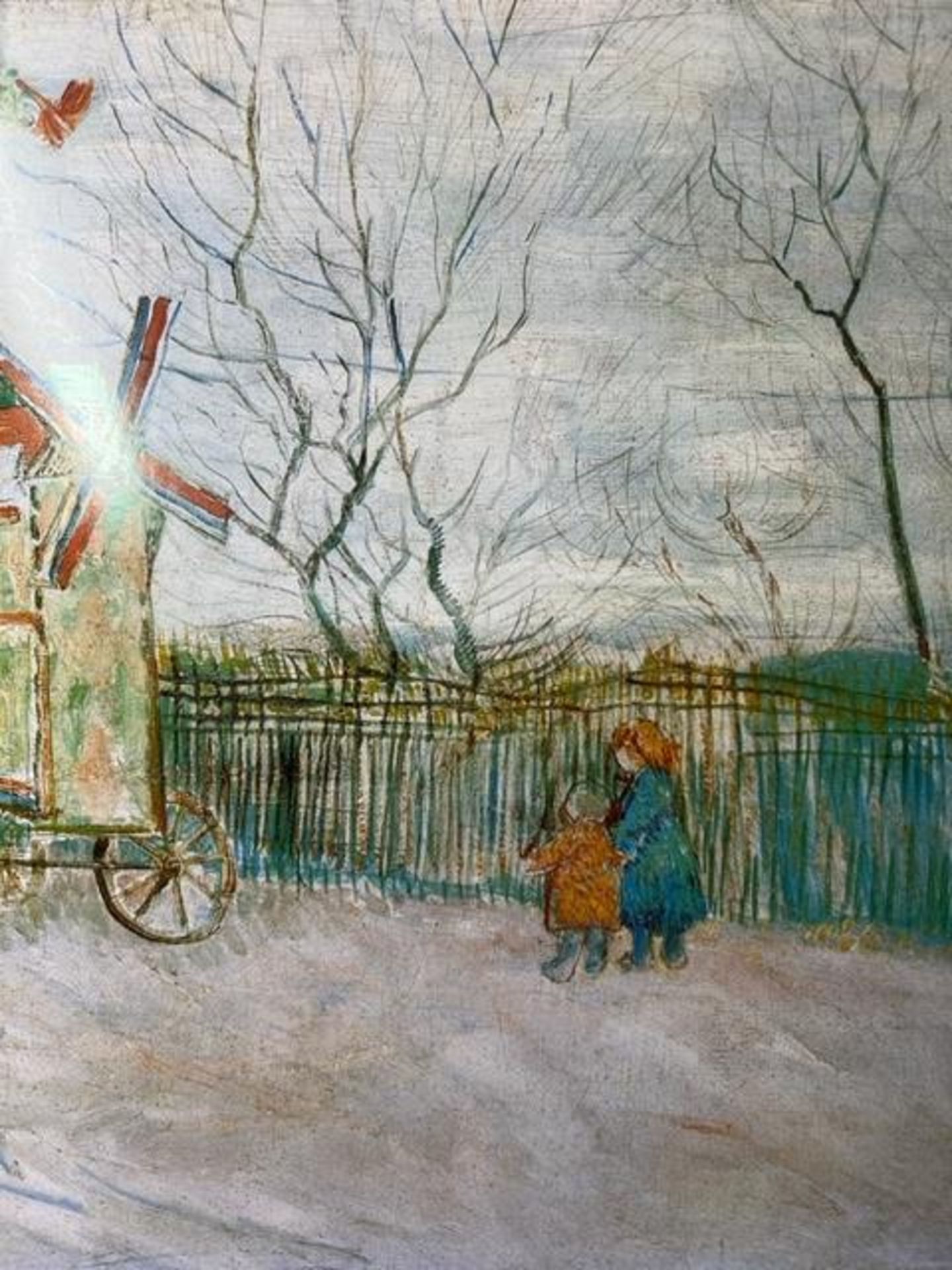 Vincent van Gogh "Street Scene" Print.