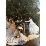 Claude Monet "Women in the Garden" Print.