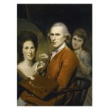 Charles Wilson Peale "Rachel and Angelica Peale, Self-Portrait, 1782" Print