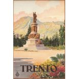 Trento, Italy Travel Poster
