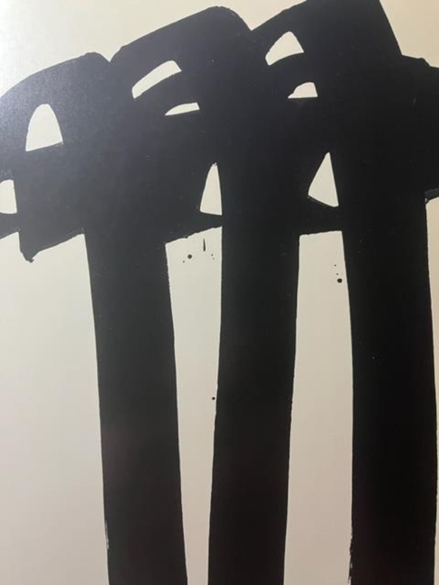 Pierre Soulages "Peinture" Print. - Image 2 of 2