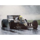 Ayrton Senna Canvas Print