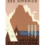 Montana Travel Poster