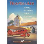 Western Air Express Travel Poster
