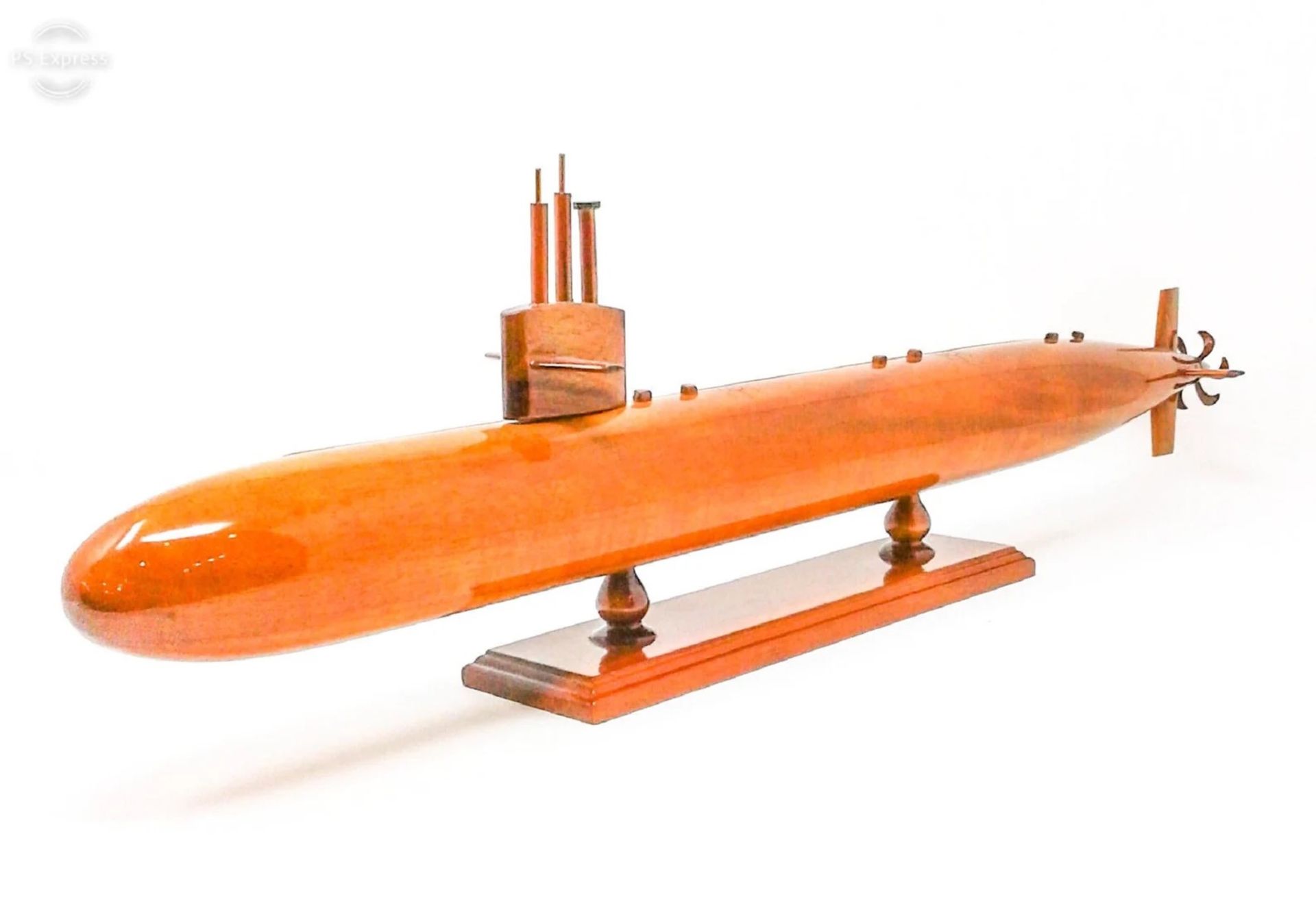 Los Angeles Class Submarine Wooden Seacraft Scale Model
