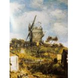 Vincent van Gogh "Le Moulin de la Galette " Print.