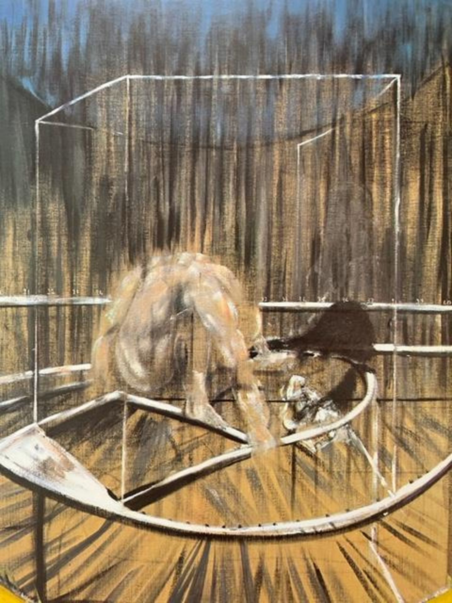 Francis Bacon "Study for Crouching Nude" Print.