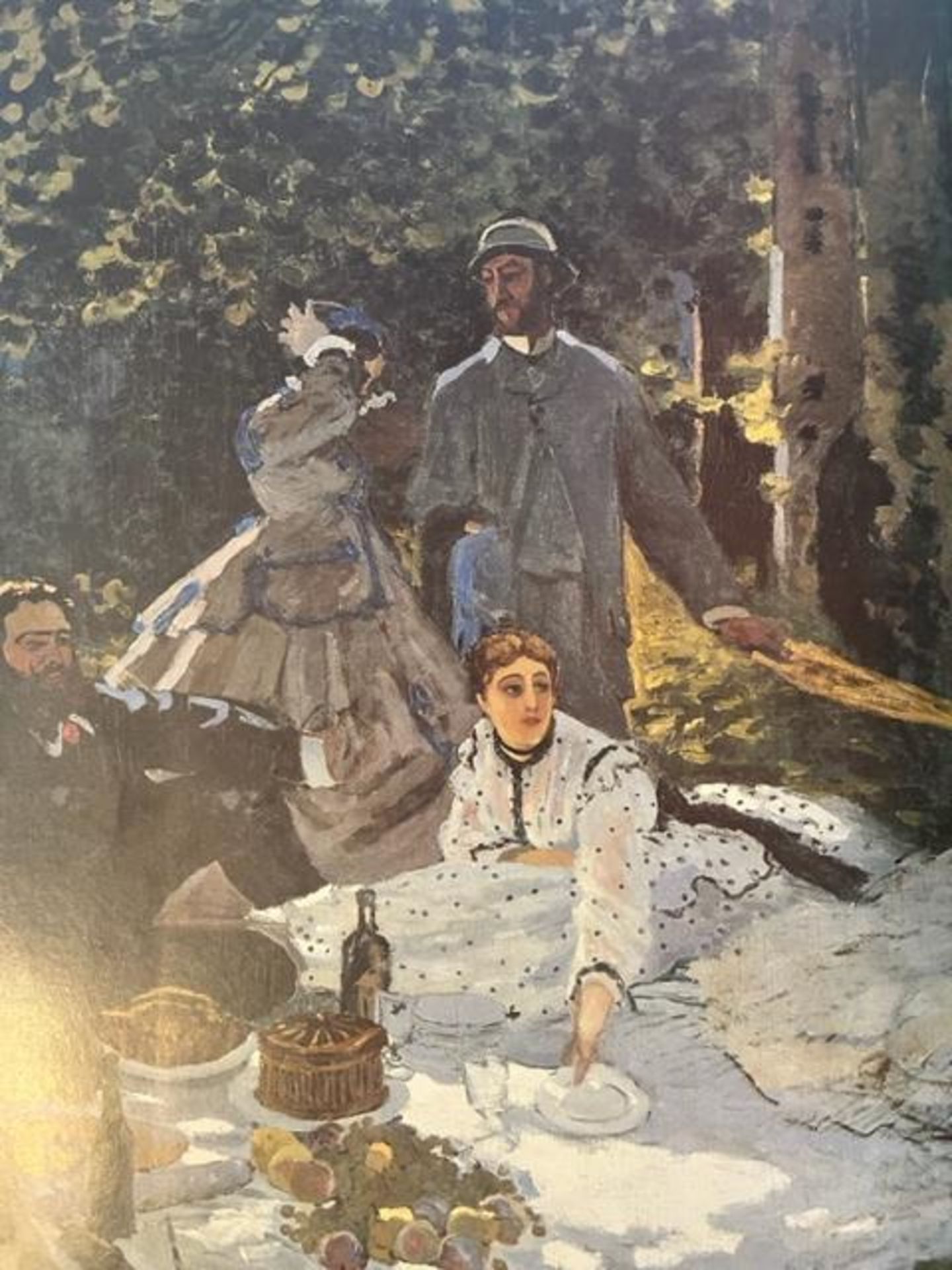 Claude Monet "Luncheon on the Grass" Print.