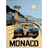 McLaren, Monaco Poster