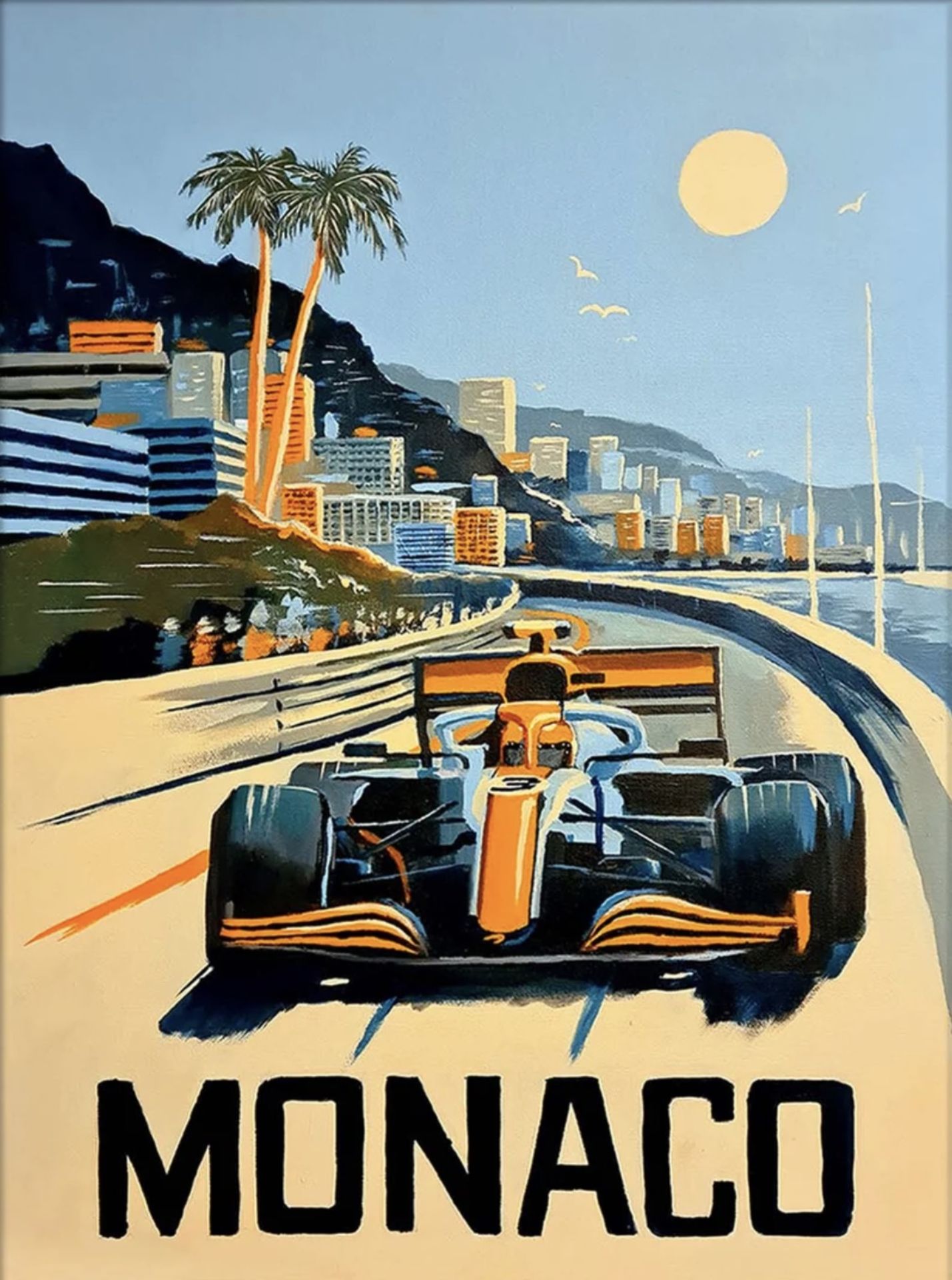 McLaren, Monaco Poster