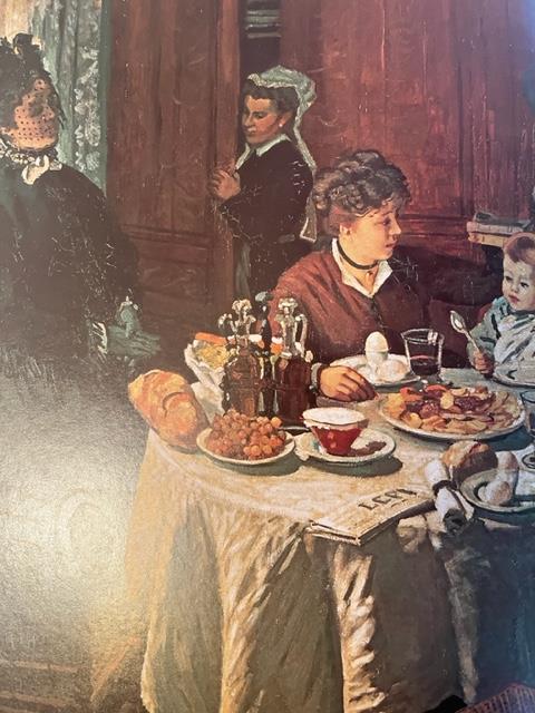 Claude Monet "Luncheon" Print. - Image 2 of 4