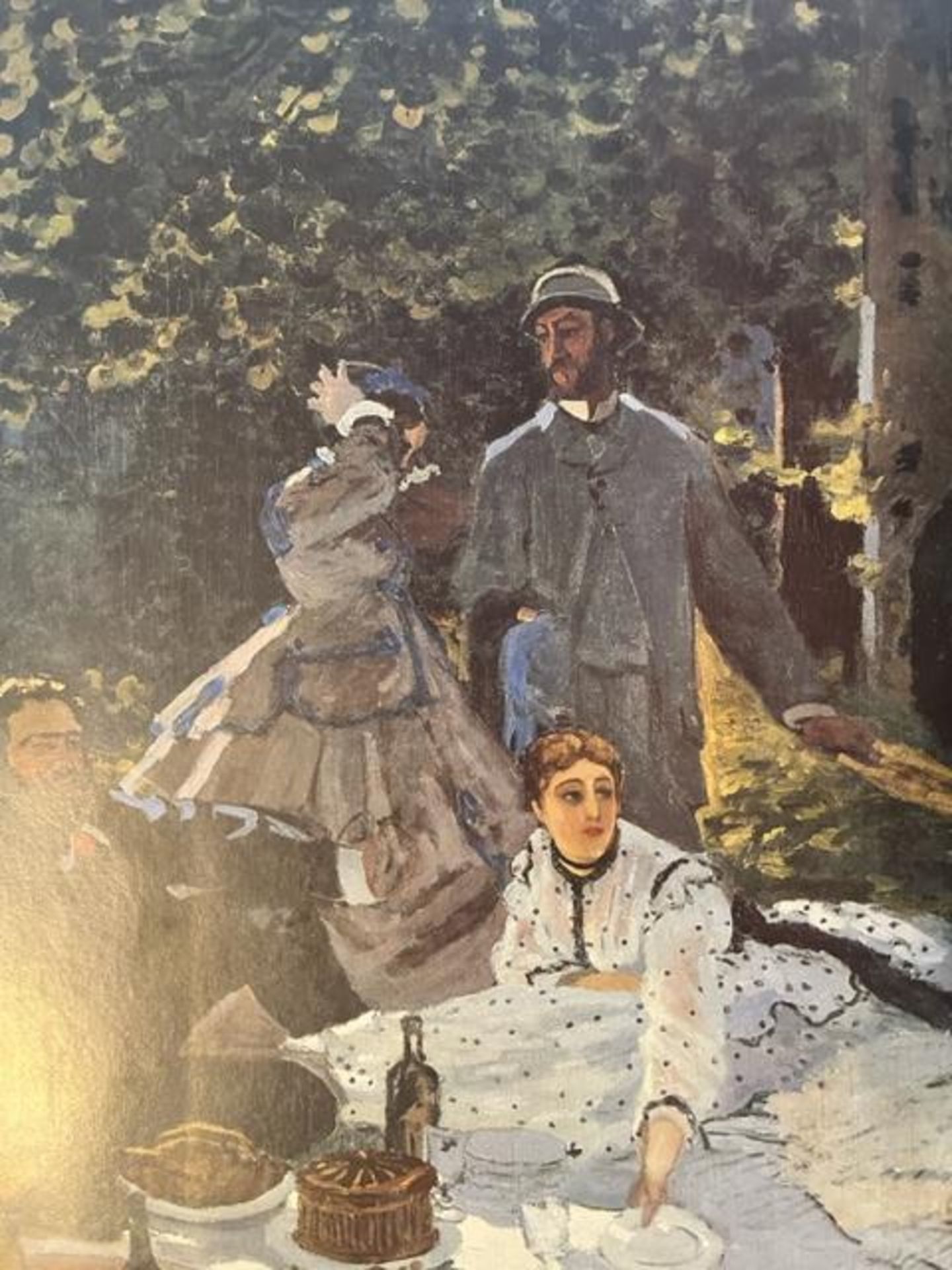 Claude Monet "Luncheon on the Grass" Print. - Image 3 of 3