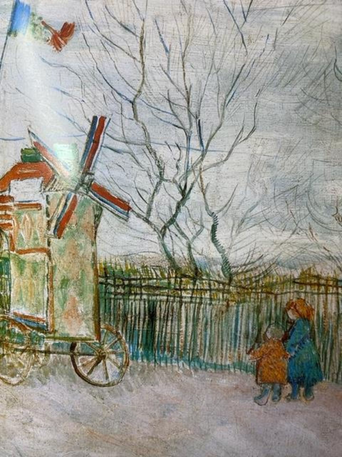 Vincent van Gogh "Street Scene" Print. - Image 3 of 6