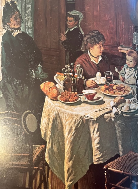 Claude Monet "Luncheon" Print.