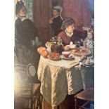 Claude Monet "Luncheon" Print.