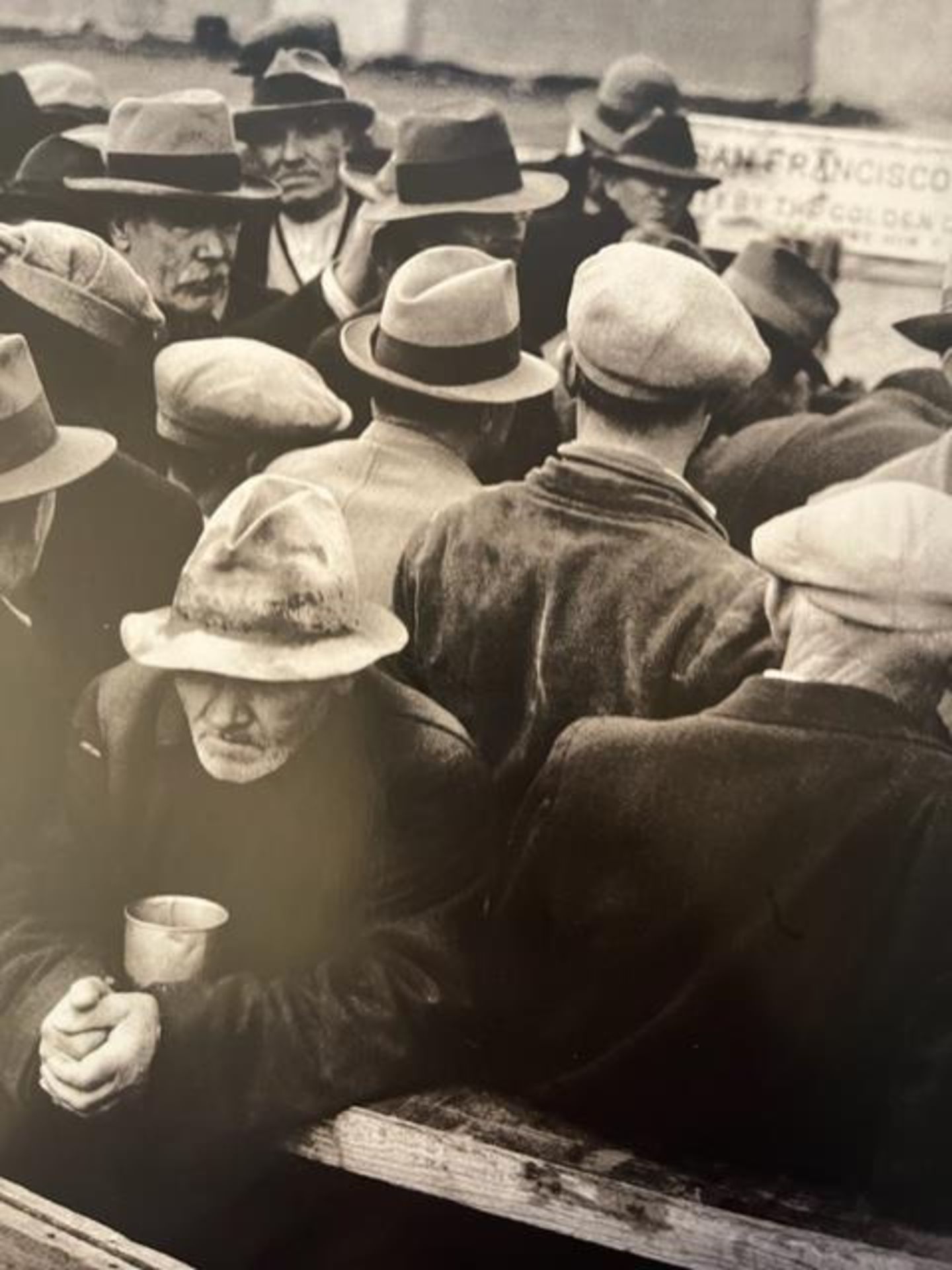 Dorothea Lange "White Angel Bread Line" Print. - Image 4 of 10