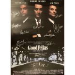 Goodfellas Cast Signed Movie Poster