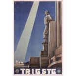 Trieste, Italy Travel Poster