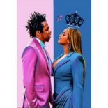 Jay-Z and Beyonce Canvas Print