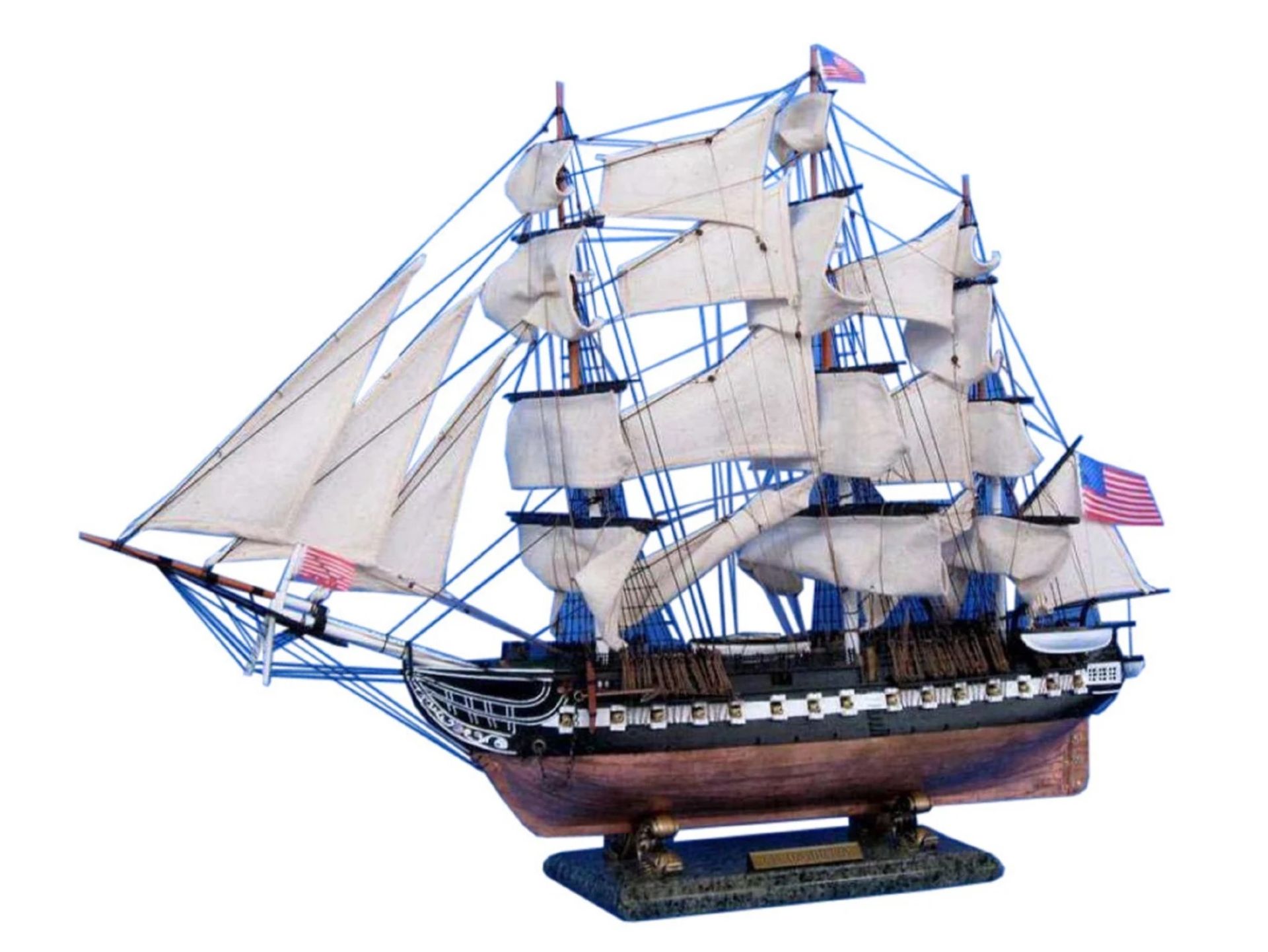USS Constitution Wooden Scale Model