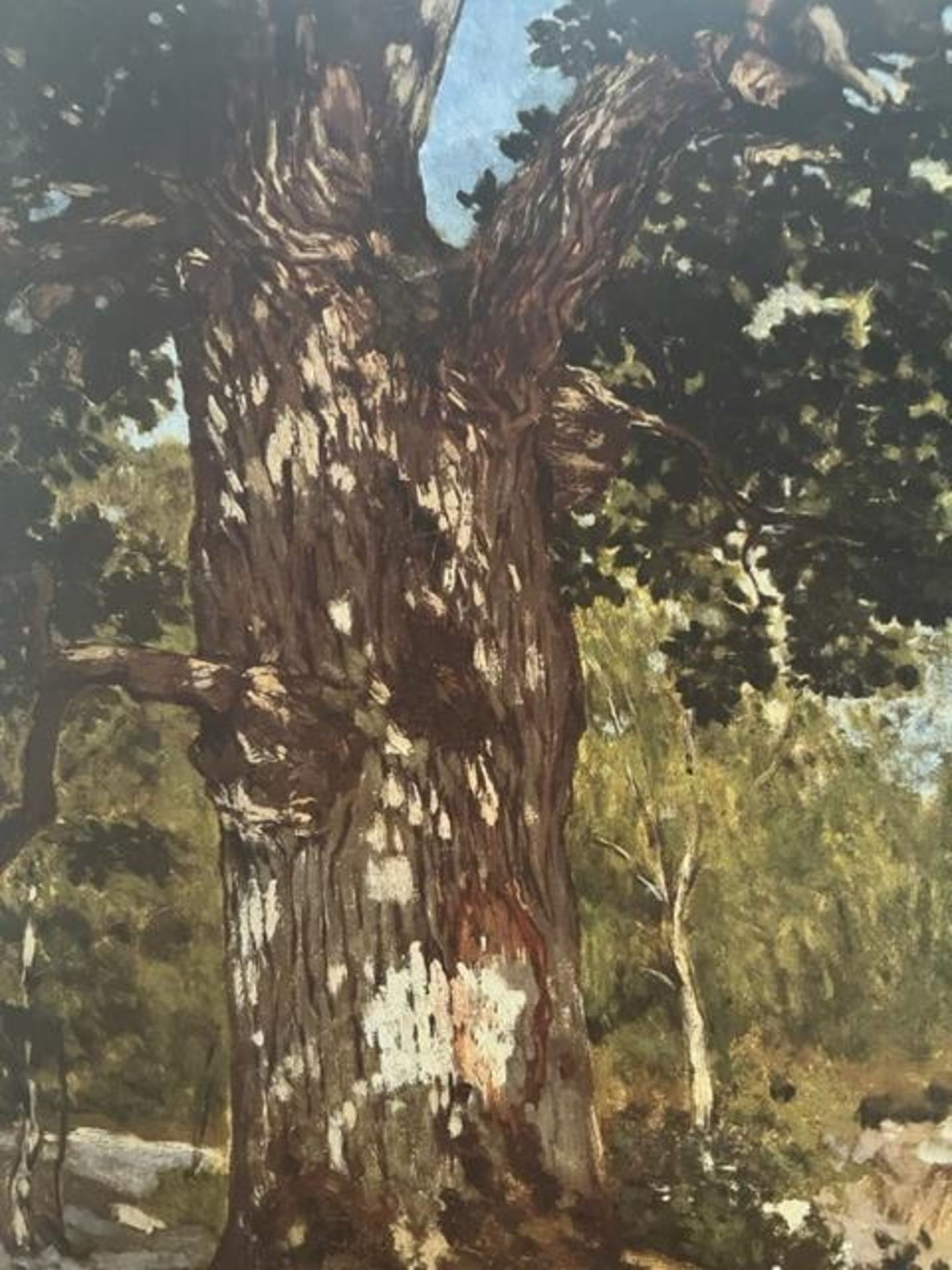 Claude Monet "The Bodmer Oak" Print. - Bild 2 aus 2
