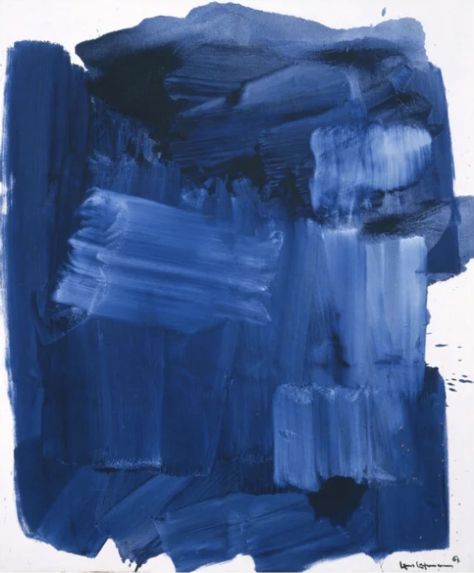 Hans Hoffman "Blue Monolith, 1964" Print