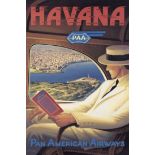 Pan American Airways "Havana" Travel Poster