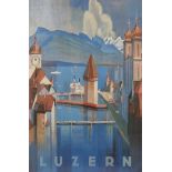 Luzern Travel Poster
