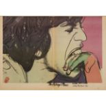 Andy Warhol "Rolling Stones" Print