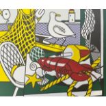 Roy Lichtenstein "Lobster" Print.
