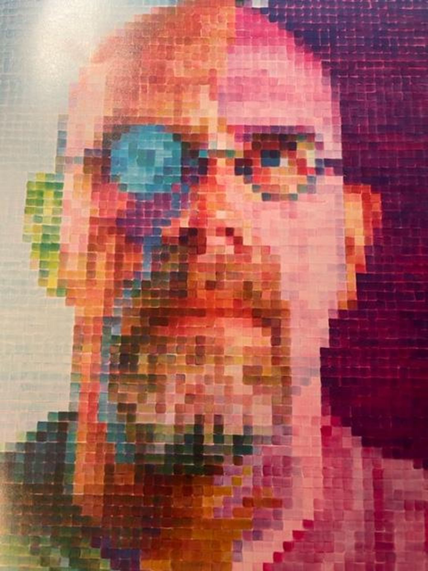 Chuck Close "Self-Portrait III" Print.