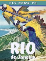 Rio de Janeiro Travel Poster on Canvas